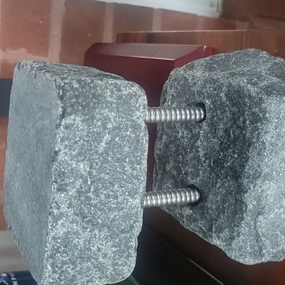 Stone stand for drink dispenser